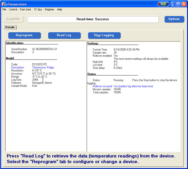 Logger Setup - Options 1